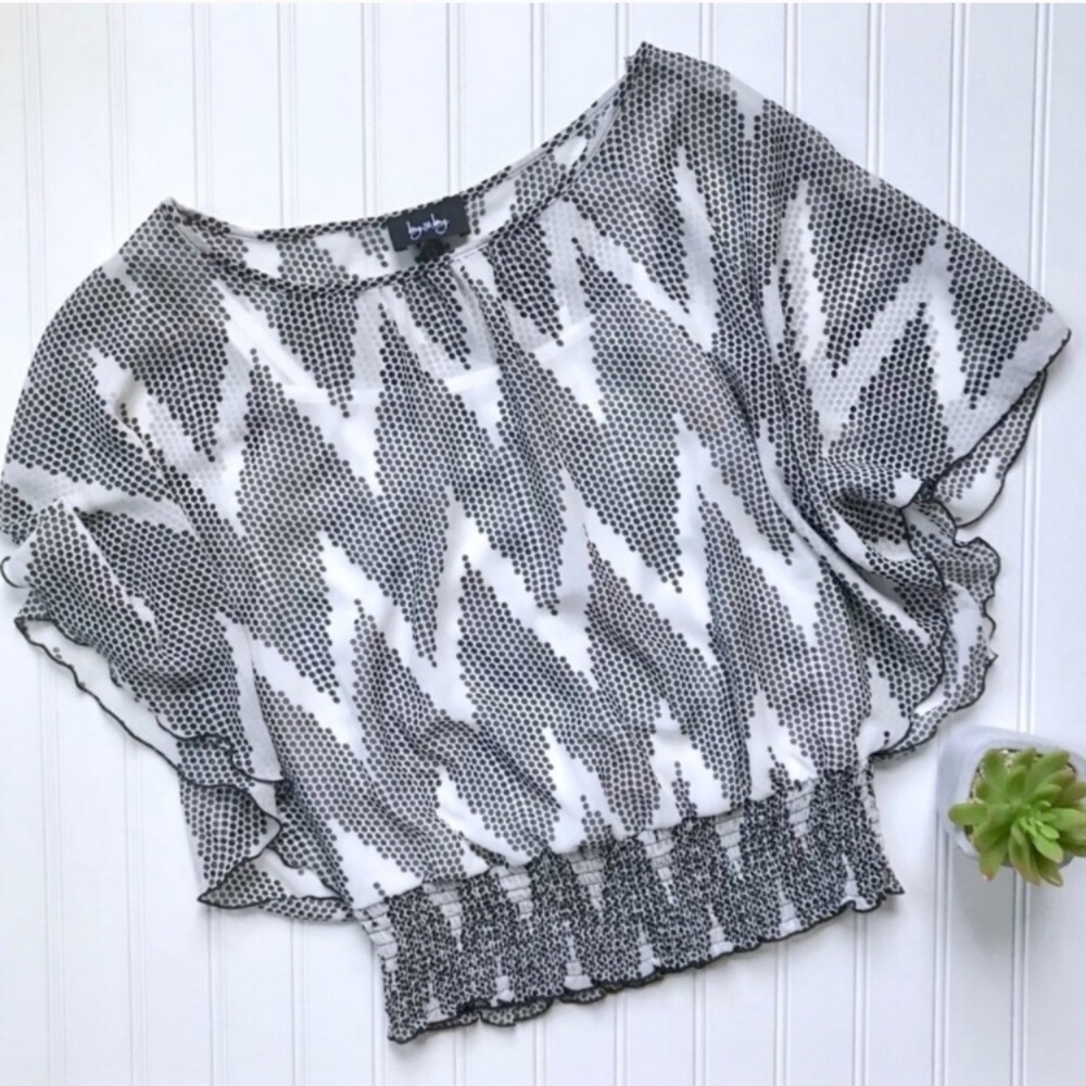 •By & by• batwing overlay top {D7}